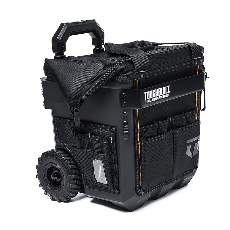 TOUGHBUILT拓必得 18寸多功能防水硬底拉杆工具包重型快挂拖轮箱